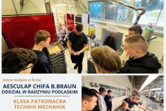 B.BRAUN  klasa patronacka - wizyta studyjna B.BRAUN 7